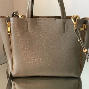 Ann Taylor gray crossbody